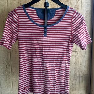 Striped Red and White shirt